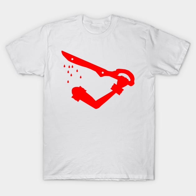 Ryuko's arm and Scissor Blade T-Shirt by Mr.D.